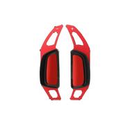 MHYESA Pegatinas Para Palanca Cambios En El Volante Coche Para Benz Para A Para B Para S Para E Para Clase Para W177 Para Sedán Para V177 Para GLA Para CLA Levas Cambio Volante Coche(Type B Red)