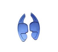 MHYESA Pegatinas Para Palanca Cambios Volante Coche Extensión Para Octavia Para A5 Para MK2 Para Combi 2010-2012 Levas Cambio Volante Coche(Blue)