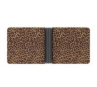 MHYRAC Bolsillo para monedas, cartera de cuero alienígena, monedero delgado de cuero plegable para tarjetas de crédito, Guepardo genial, Talla única