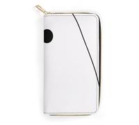 MHYRAC Cartera de cuero, fantasma, tamaño pequeño y gran capacidad, fácil de transportar, Fantasma, 19.7x10.5cm, Moderno