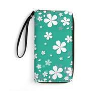 MHYRAC Cartera de cuero, leopardo y cebra, con cuerda, tamaño pequeño y gran capacidad, fácil de transportar, Fondo-5587263, 19.7x10.5cm, Moderno