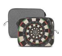 MHYRAC Funda para portátil de 13 pulgadas, funda para portátil Darts Target Snowflake