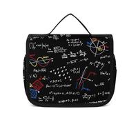 MHYRAC Neceser colgante con diseño de pollo, para viajes, negocios, vacaciones, Matemáticas Lineales Educación Matemática, 22.5x18.5cm