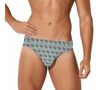MHYRAC Traje de baño para hombre, Boston Terrier para perro, pantalones cortos deportivos, ropa interior sexy para verano, surf, playa, Sea Otter in Love, L