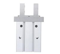 MHZ2 Steel Pneumatic Finger Cylinder Double Acting Air Gripper High exactness Good Sealing for Industrial Automation and Robotics Applications (MHZ2-25D)