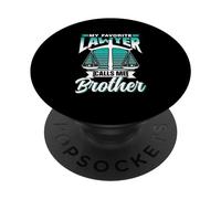 Mi Abogado Favorito Me Llama Hermano Defensor Ley Abogado PopSockets PopGrip Adhesivo