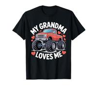Mi Abuela me ama, niños, niñas, Nietos, Monster Truck Camiseta