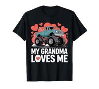 Mi Abuela me ama, niños, niñas, Nietos, Monster Truck Camiseta