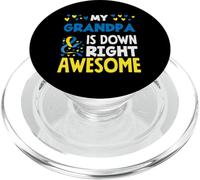 Mi Abuelo Tiene razón Impresionante Conciencia del síndrome de Down PopSockets PopGrip para MagSafe
