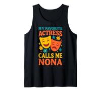 Mi actriz favorita me llama no divertido teatro abuela Camiseta sin Mangas