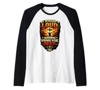 Mi adoración es Fuerte Porque mis heridas Eran Profundas Salmo 147:3 Camiseta Manga Raglan