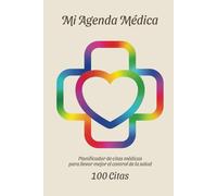 Mi Agenda Médica: Planificador de citas médicas para llevar mejor el control de la salud. 100 citas (Salud y Bienestar)
