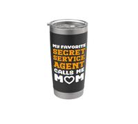 Mi agente favorito del servicio secreto me llama mamá madre mamá Vaso térmico de acero inoxidable de doble pared