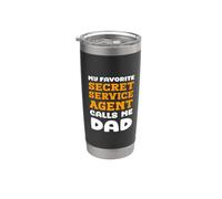 Mi agente favorito del servicio secreto me llama papá papá papá Vaso térmico de acero inoxidable de doble pared
