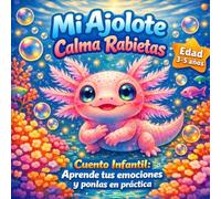 Mi Ajolote Calma Rabietas: Cuento Infantil para Calmar Rabietas y enseñar emociones - diversión, calma y aprendizaje emocional para niños pequeños