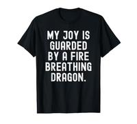 mi alegría está custodiada por un dragón Que escupe Fuego Sarcástico Camiseta gráfica económica