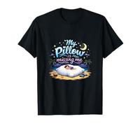 Mi Almohada me Falta una Fiesta de Vacaciones Permanente Camiseta