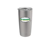 Mi amante de los superhéroes entusiasta fan de los superhéroes Vaso térmico de acero inoxidable de doble pared