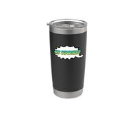 Mi amante de los superhéroes entusiasta fan de los superhéroes Vaso térmico de acero inoxidable de doble pared