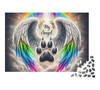 Mi Ángel Huella Arcoíris Puzzle de 1000 Piezas para Adultos 70x50cm/1000pcs
