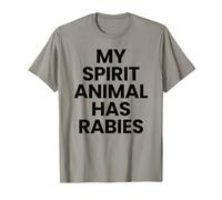 Mi Animal Espiritual Tiene Rabia Divertido Camiseta