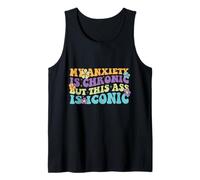 Mi ansiedad es crónica pero este culo es icónico Camiseta sin Mangas