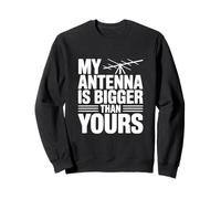 Mi Antena es más Grande Que la Tuya Humor Divertido Geek Sudadera