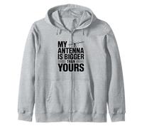 Mi Antena es más Grande Que la Tuya Humor Divertido Geek Sudadera con Capucha