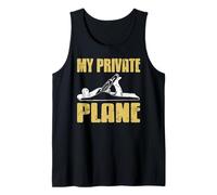 Mi Avión Privado Humor Carpintería Manual Camiseta sin Mangas