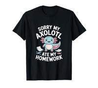 ¡Mi Axolotl se comió mi Tarea! Axolotl Whisperer Kawaii Camiseta