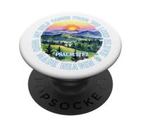 Mi Ayuda proviene del Señor Versículo de la Biblia Religiosa PopSockets PopGrip Adhesivo