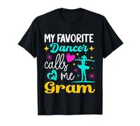 Mi Bailarina Favorita me Llama gram Dance Abuela Día de la Madre Camiseta