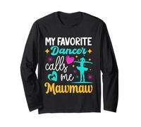 Mi bailarina favorita me llama mawmaw danza abuela Día de la madre Manga Larga