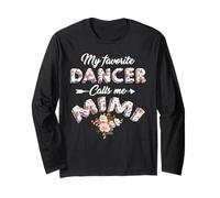 Mi Bailarina Favorita me Llama Mimi Cute Flower Family Matching Manga Larga