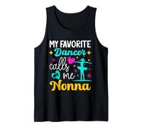 Mi Bailarina Favorita me Llama Nonna Dance Abuela Día de la Madre Camiseta sin Mangas