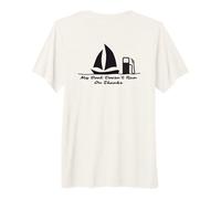 Mi Barco no se Ejecuta Gracias en Color Negro Camiseta Premium