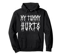 Mi barriga duele Funny Heavy Metal Sudadera con Capucha