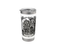 Mi batido trae Gasthaus Knight Buhurt HEMA Larp Vaso térmico de acero inoxidable de doble pared