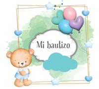 Mi bautizo: libro de firmas con árbol para huellas dactilares
