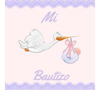 Mi Bautizo: Libro de firmas/Con espacio para consejos a los padres,fotos y recuerdos/Idea de regalo para el bautizo de niños y niñas