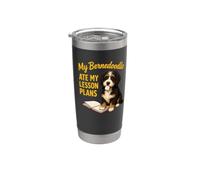 Mi Bernedoodle se comió mis planes de lecciones Funny Teacher Vaso térmico de acero inoxidable de doble pared
