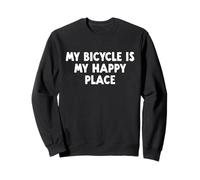 Mi Bicicleta es mi Lugar Feliz Sudadera