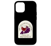 Mi Bodega es más Profunda Que mi Paciencia Funny Wine Carcasa para iPhone 12/12 Pro