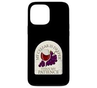 Mi Bodega es más Profunda Que mi Paciencia Funny Wine Carcasa para iPhone 13 Pro MAX