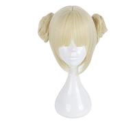 Mi Boku No Hero Academia Academia Himiko Toga Cola del Caballo Resistente al Calor Corto Rubio Cosplay Peluca
