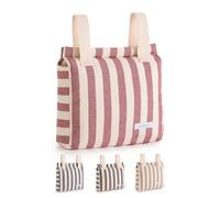 mi bollito - Bolso Carro Bebé | Nueva Colección | Bolsa para Carrito Universal con Cierre de Clic | Ligera, Práctica y con Gran Capacidad | Diseño de Rayas.