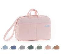 mi bollito - Bolso de maternidad Crossbody para carrito de bebé y para hospital. Bolsa organizadora práctica y elegante de gran capacidad. Producto fabricado en España. (Rosa claro)