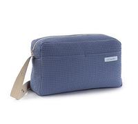 Mi Bollito - Bolso para carrito de bebé. Bolsa organizadora práctica, elegante y multifuncional de gran capacidad. Producto fabricado en España. (Azul grisáceo)