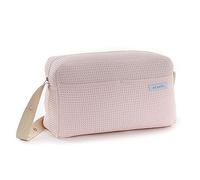 Mi Bollito - Bolso para carrito de bebé. Bolsa organizadora práctica, elegante y multifuncional de gran capacidad. Producto fabricado en España. (Rosa claro)