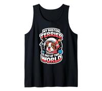 Mi Boston Terrier está fuera de este mundo Niños Boston Terrier Camiseta sin Mangas